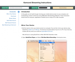 kamcord-streaminstructions
